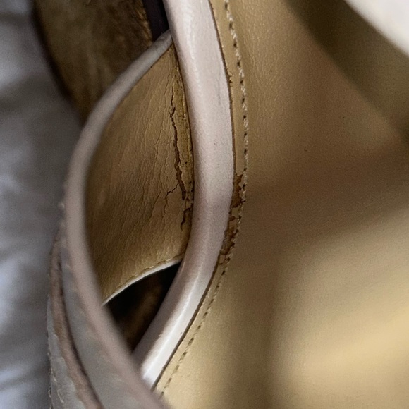 Michael Kors - Mackenzie Wedge Sandal eggshell white size 7.5 Open Toe platform - Picture 15 of 15